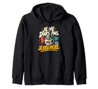 Je Ne Dors Pas Je Récupère Humour W nd Entre Potes Sweat à Capuche