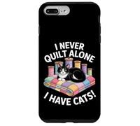 Je ne Fais jamais de Courtepointe Seule, J'Ai des Chats Coque pour iPhone 7 Plus/8 Plus