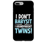 Je ne Fais Pas de Baby-Sitting, Mes Grands-Parents, Mes Jumeaux, Mon Grand-père Coque pour iPhone 7 Plus/8 Plus