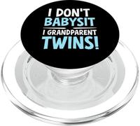 Je ne Fais Pas de Baby-Sitting, Mes Grands-Parents, Mes Jumeaux, Mon Grand-père PopSockets PopGrip pour MagSafe