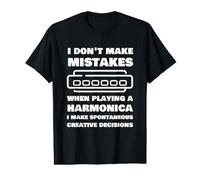 Je ne Fais Pas d'erreur Lorsque Vous jouez de l'harmonica T-Shirt Graphique avec Valeur