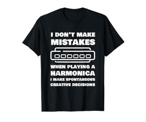Je ne Fais Pas d'erreur Lorsque Vous jouez de l'harmonica T-Shirt Graphique avec Valeur