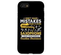 Je ne Fais Pas d'erreur Lorsque Vous jouez du Saxophone saxophoniste Coque pour iPhone SE (2020) / 7/8