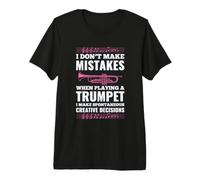 Je ne Fais Pas d'erreur Quand Je Joue Une Trompette Que Je Fais T-Shirt Haut de Gamme