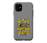 Je ne Fais Pas d'erreurs, Guitare, décisions créatives drôles Coque pour iPhone 11