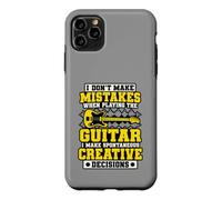 Je ne Fais Pas d'erreurs, Guitare, décisions créatives drôles Coque pour iPhone 11 Pro Max