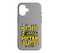 Je ne Fais Pas d'erreurs, Guitare, décisions créatives drôles Coque pour iPhone 16