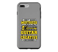 Je ne Fais Pas d'erreurs, Guitare, décisions créatives drôles Coque pour iPhone 7 Plus/8 Plus