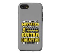 Je ne Fais Pas d'erreurs, Guitare, décisions créatives drôles Coque pour iPhone SE (2020) / 7/8