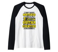 Je ne Fais Pas d'erreurs, Guitare, décisions créatives drôles Manche Raglan