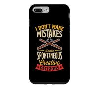 Je ne Fais Pas d'erreurs, Je Prends des décisions créatives spontanées Coque pour iPhone 7 Plus/8 Plus