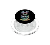Je ne Fais Pas d'erreurs, Je Prends des décisions créatives spontanées PopSockets PopGrip pour MagSafe