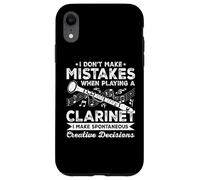 Je ne Fais Pas d'erreurs Lorsque Vous jouez de la clarinettiste Coque pour iPhone XR