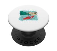 Je ne Fais Pas du Kayak en Eau vive Parce Que J'adore Faire du Kayak PopSockets PopGrip Adhésif