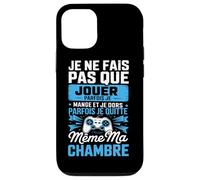 Je Ne Fais Pas Que Jouer Je Mange Et Je Dors Parfois Coque pour iPhone 12/12 Pro