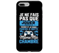 Je Ne Fais Pas Que Jouer Je Mange Et Je Dors Parfois Coque pour iPhone 7 Plus/8 Plus