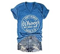Je ne Fais Pas Toujours de coqueluche mais Quand Je Fais Une Chemise pour Les Femmes (Bleu XXXL)