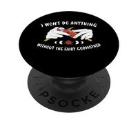 Je ne Ferai Rien sans Que la fée ne Tricote PopSockets PopGrip Adhésif