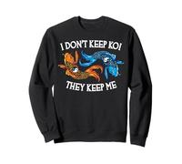 Je ne Garde Pas de koï, Ils me Gardent Un Gardien de koï drôle Sweatshirt