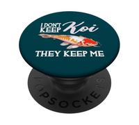 Je ne Garde Pas Les koï, Ils me Gardent PopSockets PopGrip Adhésif