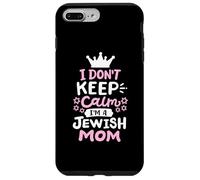 Je ne Garde Pas Mon Calme, Je suis Une Maman juive drôle de Hanoukka, Femmes juives Coque pour iPhone 7 Plus/8 Plus
