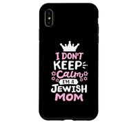 Je ne Garde Pas Mon Calme, Je suis Une Maman juive drôle de Hanoukka, Femmes juives Coque pour iPhone XS Max
