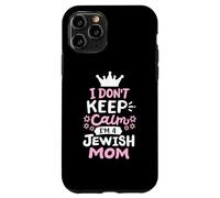 Je ne Garde Pas Mon Calme, Je suis Une Maman juive drôle de Hanoukka, Femmes juives Coque pour iPhone 11 Pro