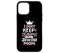 Je ne Garde Pas Mon Calme, Je suis Une Maman juive drôle de Hanoukka, Femmes juives Coque pour iPhone 12 Mini