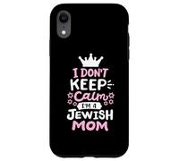 Je ne Garde Pas Mon Calme, Je suis Une Maman juive drôle de Hanoukka, Femmes juives Coque pour iPhone XR