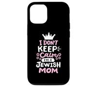 Je ne Garde Pas Mon Calme, Je suis Une Maman juive drôle de Hanoukka, Femmes juives Coque pour iPhone 12/12 Pro