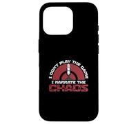 Je ne Joue Pas au Jeu I Narrate The Chaos Funny Sportscaster Coque pour iPhone 16 Pro