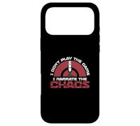 Je ne Joue Pas au Jeu I Narrate The Chaos Funny Sportscaster Coque pour iPhone 17 Pro Max