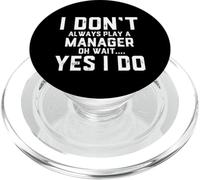 Je ne Joue Pas Toujours Un Manager PopSockets PopGrip pour MagSafe