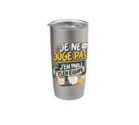 Je Ne Juge Pas J’en Parle En Équipe Éducateur Spécialisé Gobelet isotherme en acier inoxydable double paroi
