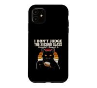 Je ne Juge Pas Le Second Verre Respect It Cat Coque pour iPhone 11
