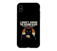 Je ne Juge Pas Le Second Verre Respect It Cat Coque pour iPhone XS Max