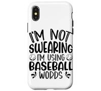 Je ne Jure Pas Que j'utilise des Mots de Baseball Coque pour iPhone X/XS