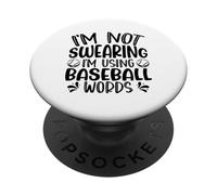 Je ne Jure Pas Que j'utilise des Mots de Baseball PopSockets PopGrip Adhésif