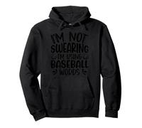 Je ne Jure Pas Que j'utilise des Mots de Baseball Sweat à Capuche