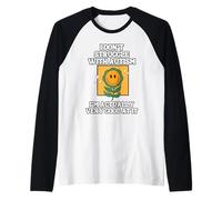 Je Ne Lutte Pas Contre l'Autisme, Je suis en Fait Très Doué Manche Raglan