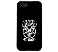 Je ne m'agenouille Devant Aucun Dieu - Athée, antireligion, satanique Coque pour iPhone SE (2020) / 7/8