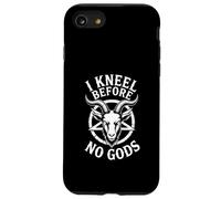 Je ne m'agenouille Devant Aucun Dieu - Athée, antireligion, satanique Coque pour iPhone SE (2020) / 7/8