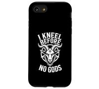 Je ne m'agenouille Devant Aucun Dieu - Athée, antireligion, satanique Coque pour iPhone SE (2020) / 7/8