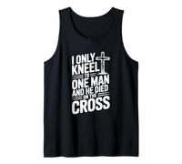 Je ne m'agenouille Que Devant Un Seul Homme, il est Mort sur la Croix Débardeur