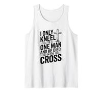 Je ne m'agenouille Que Devant Un Seul Homme, il est Mort sur la Croix Débardeur