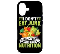 Je ne Mange Pas de malbouffe, Je nourris Mon Corps avec Une Bonne Nutrition Coque pour iPhone 17