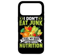 Je ne Mange Pas de malbouffe, Je nourris Mon Corps avec Une Bonne Nutrition Coque pour iPhone 17 Pro Max