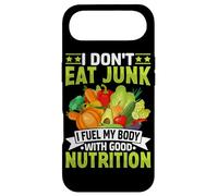 Je ne Mange Pas de malbouffe, Je nourris Mon Corps avec Une Bonne Nutrition Coque pour iPhone Air