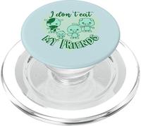 Je ne Mange Pas Mes Amis Animaux Mignons végétariens PopSockets PopGrip pour MagSafe