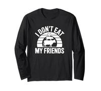 Je ne Mange Pas Mes Amis - Funny Vegan Manche Longue